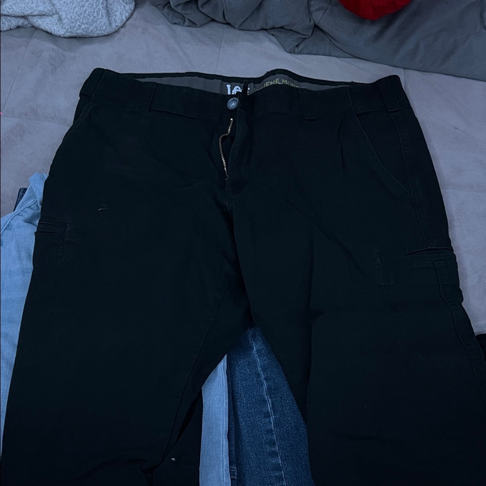 Lee Men's Black Cargo Pants